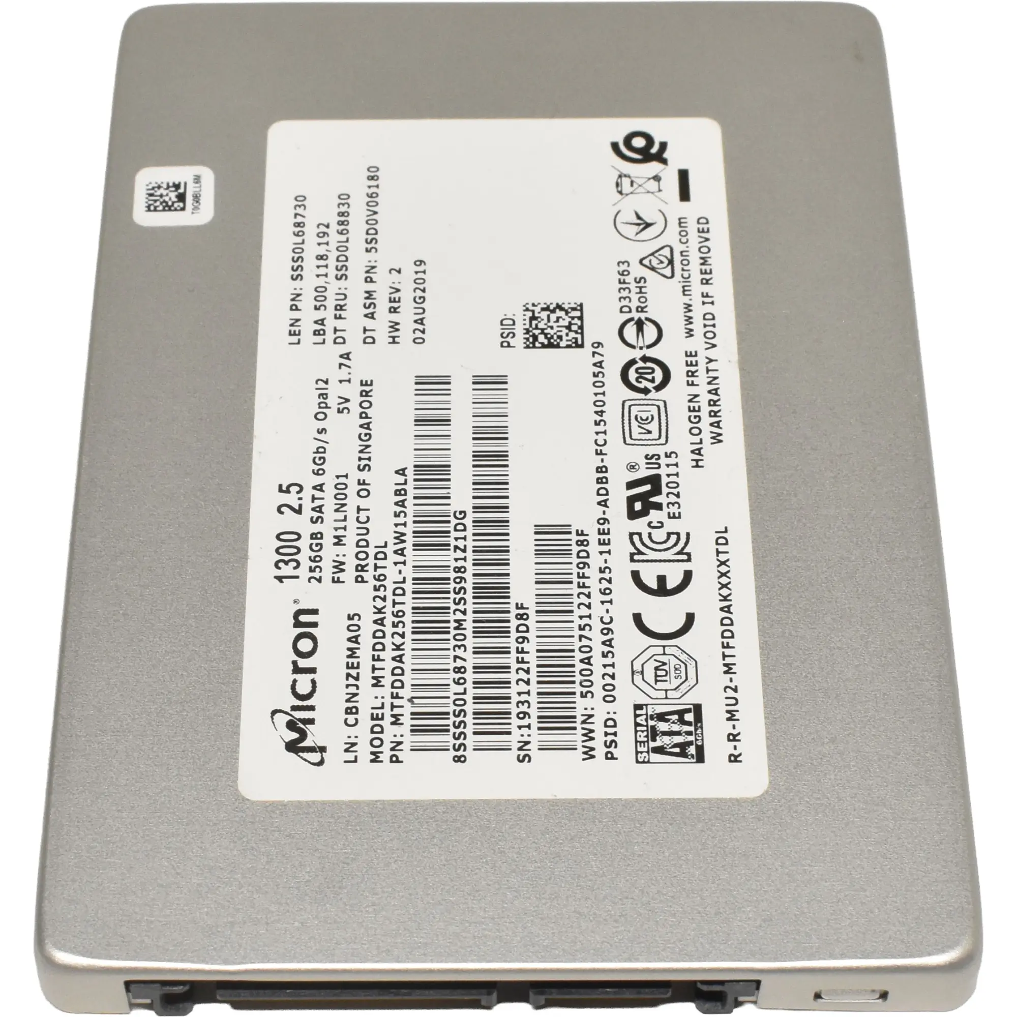 SSD Micron 1300 MTFDDAK256TDL