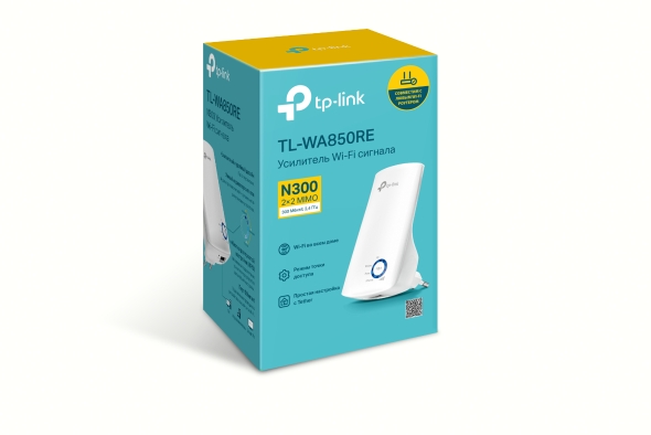 Повторитель беспроводного сигнала TP-Link TL-WA850RE N300 10/100BASE-TX ...