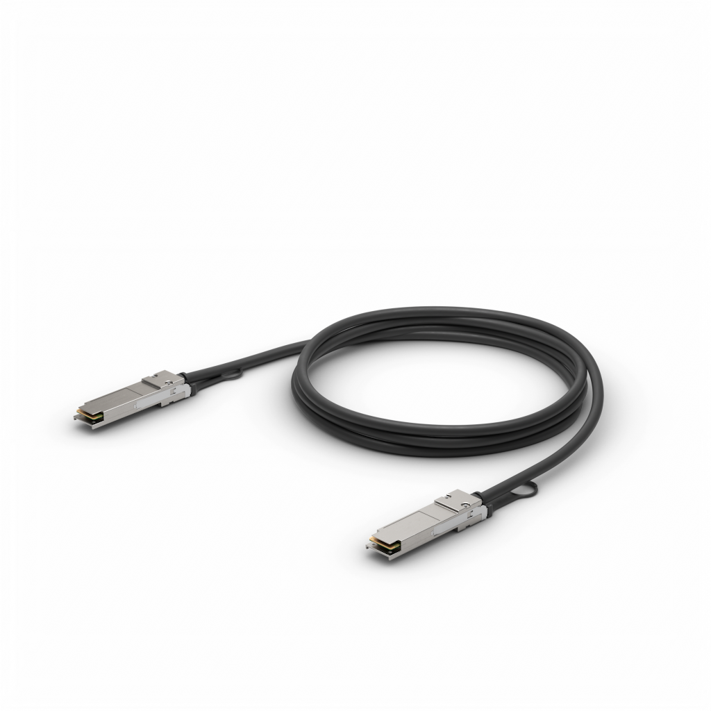 Ubiquiti UniFi Direct Attach Copper Cable QSFP28 100 Гбит 1м UC-DAC-QSFP28-1
