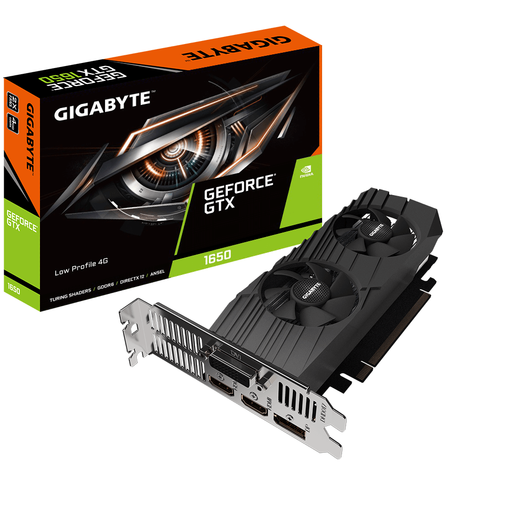 Видеокарта GIGABYTE GeForce GTX 1650 D6 Low Profile 4G