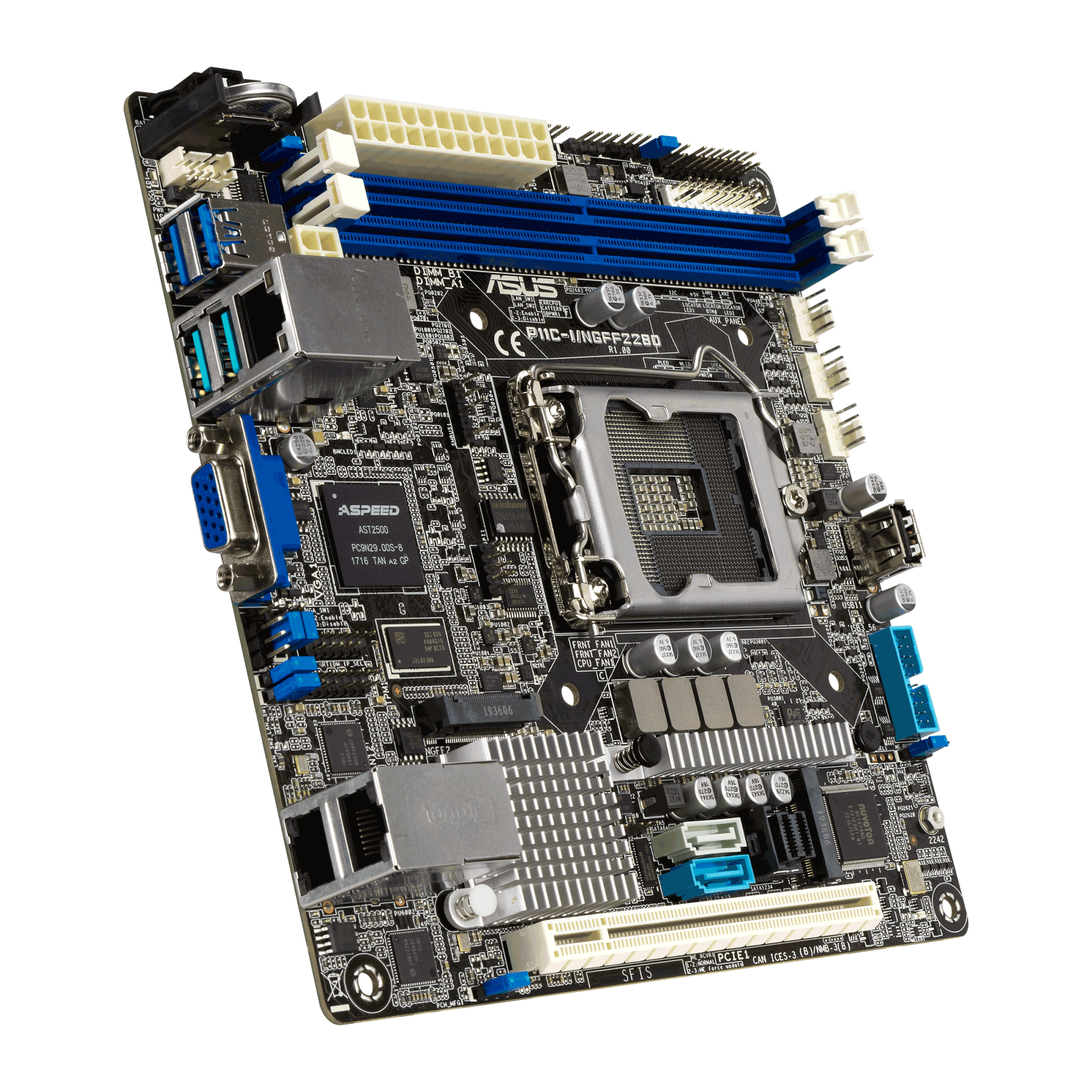 Серверная материнская плата ASUS P11C-I/NGFF2280